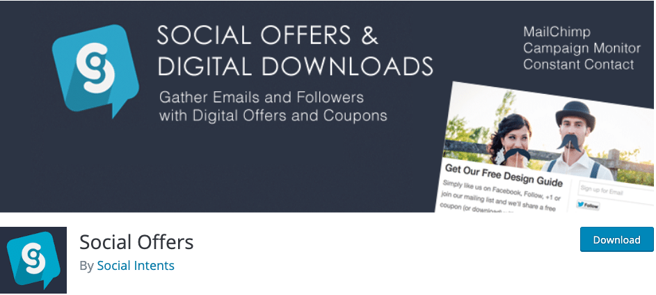 WordPress Coupon Codes Plugins: Social Offers